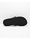 Volcom Recliner Sandalias de cuero color negro y caqui