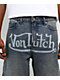 Von Dutch Angel Blue Wash Straight Leg Jeans - Thumbnail image 5 of 8