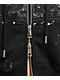 Von Dutch Black Wash Crop Zip Hoodie - Thumbnail image 4 of 7