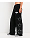 Von Dutch Black Wash Wide Leg Sweatpants - Thumbnail image 6 of 7