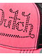 Von Dutch Bling Pink & Black Trucker Hat - Thumbnail image 5 of 5