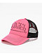 Von Dutch Bling Pink & Black Trucker Hat - Thumbnail image 1 of 5