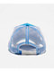 Von Dutch Blue & White Velvet Trucker Hat - Thumbnail image 2 of 2