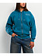 Von Dutch Blue Wash Zip Hoodie - Thumbnail image 1 of 5