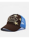 Von Dutch Brown & Blue Americana Trucker Hat - Thumbnail image 1 of 4