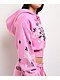 Von Dutch Cyclamen Pink Wash Crop Zip Hoodie - Thumbnail image 4 of 8
