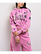 Von Dutch Cyclamen Pink Wash Crop Zip Hoodie - Thumbnail image 1 of 8