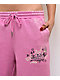 Von Dutch Cyclamen Pink Wash Wide Leg Sweatpants - Thumbnail image 3 of 9
