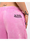 Von Dutch Cyclamen Pink Wash Wide Leg Sweatpants - Thumbnail image 4 of 9