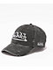 Von Dutch Cycled Washed Black Strapback Hat - Thumbnail image 1 of 4