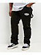 Von Dutch Double Knee Olive Flocked Denim Pants - Thumbnail image 3 of 8