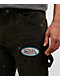 Von Dutch Double Knee Olive Flocked Denim Pants - Thumbnail image 4 of 8