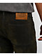 Von Dutch Double Knee Olive Flocked Denim Pants - Thumbnail image 5 of 8
