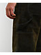 Von Dutch Double Knee Olive Flocked Denim Pants - Thumbnail image 7 of 8