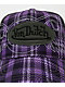 Von Dutch Elbow Patch Purple Corduroy Trucker Hat - Thumbnail image 3 of 3
