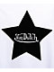 Von Dutch Flocked Star White Crop T-Shirt - Thumbnail image 3 of 4