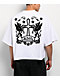 Von Dutch Flocked Star White Crop T-Shirt - Thumbnail image 1 of 4