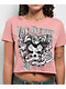 Von Dutch Flying Eye Pink Crop T-Shirt - Thumbnail image 2 of 2