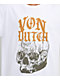 Von Dutch Fueled Skull White T-Shirt - Thumbnail image 2 of 2