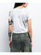 Von Dutch Gardenia Mineral Wash White Crop T-Shirt - Thumbnail image 2 of 3