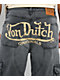 Von Dutch Hunter Grey Wash Cargo Jeans - Thumbnail image 5 of 8