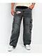Von Dutch Hunter Grey Wash Cargo Jeans - Thumbnail image 2 of 8