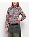 Von Dutch Leopard Print Pink Work Jacket - Thumbnail image 1 of 5