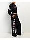 Von Dutch Mineral Black Crop Hoodie - Thumbnail image 7 of 9