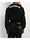 Von Dutch Mineral Black Crop Hoodie - Thumbnail image 2 of 9