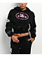 Von Dutch Mineral Black Crop Hoodie - Thumbnail image 1 of 9