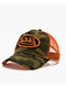 Von Dutch Multi Camo & Orange Trucker Hat - Thumbnail image 1 of 4