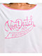 Von Dutch Off Shoulder Pink & White Lounge Set - Thumbnail image 3 of 5