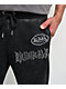 Von Dutch Originals Black Wash Flare Sweatpants - Thumbnail image 5 of 6