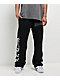 Von Dutch Originals Black Wash Flare Sweatpants - Thumbnail image 1 of 6