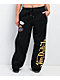 Von Dutch Patch Black Wide Leg Sweatpants - Thumbnail image 3 of 7