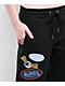Von Dutch Patch Black Wide Leg Sweatpants - Thumbnail image 5 of 7