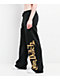 Von Dutch Patch Black Wide Leg Sweatpants - Thumbnail image 6 of 7