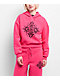 Von Dutch Pink Cropped Hoodie - Thumbnail image 1 of 3