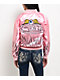 Von Dutch Pink Satin Bomber Jacket - Thumbnail image 1 of 7