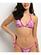Von Dutch Pink Triangle Bikini Top - Thumbnail image 1 of 6