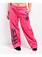 Von Dutch Pink Wide Leg Sweatpants - Thumbnail image 3 of 7