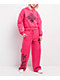 Von Dutch Pink Wide Leg Sweatpants - Thumbnail image 7 of 7
