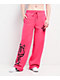Von Dutch Pink Wide Leg Sweatpants - Thumbnail image 1 of 7