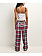 Von Dutch Plaid Pink Lounge Set - Thumbnail image 2 of 6