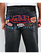 Von Dutch Reapers Black Wash Baggy Jeans - Thumbnail image 5 of 7