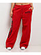 Von Dutch Red Wide Leg Sweatpants - Thumbnail image 3 of 7