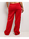 Von Dutch Red Wide Leg Sweatpants - Thumbnail image 4 of 7