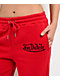Von Dutch Red Wide Leg Sweatpants - Thumbnail image 3 of 5