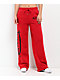 Von Dutch Red Wide Leg Sweatpants - Thumbnail image 5 of 5
