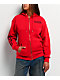 Von Dutch Red Zip Hoodie - Thumbnail image 1 of 5
